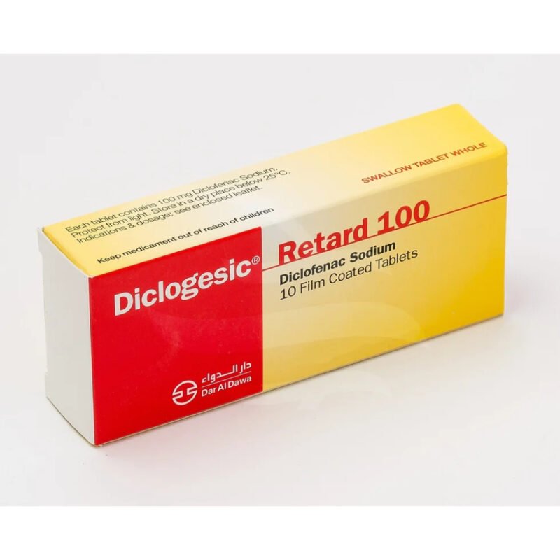 DICLOGESIC-RETARD-100-MG-10'S-BLISTER. analgesic, pain killer, anti inflammatory