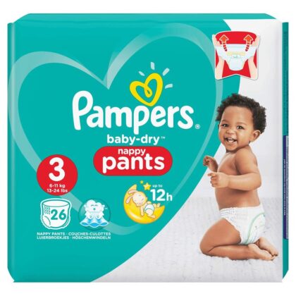 pampers-pants-baby pants, all around protection, diapers, baby dry