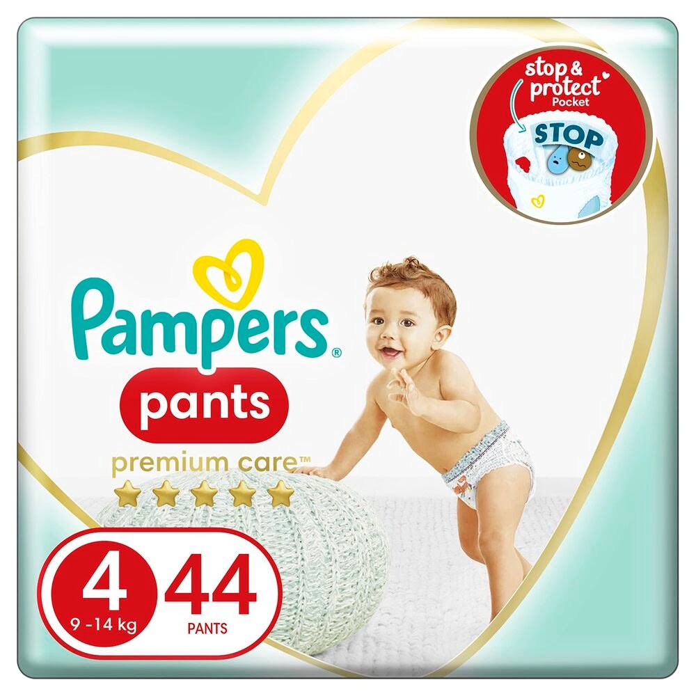 Pampers Premium Care Pants Diapers, Size 3, 6-11kg, Unique Softest Abs –  ZaraBOX