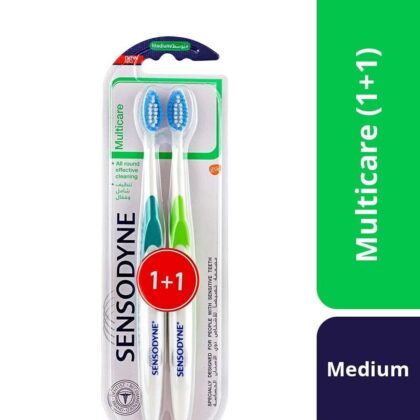 sensodyne-Medium-Toothbrush-(1+1) dental health