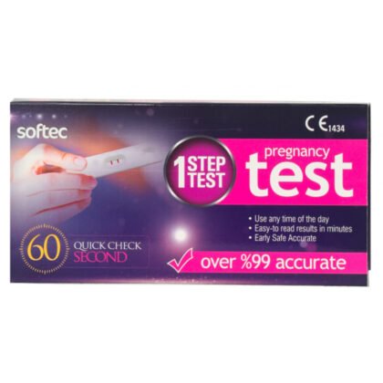 softec-pregnancy-test, home pregnancy test, over 99% accurate, quick check, 60 seconds