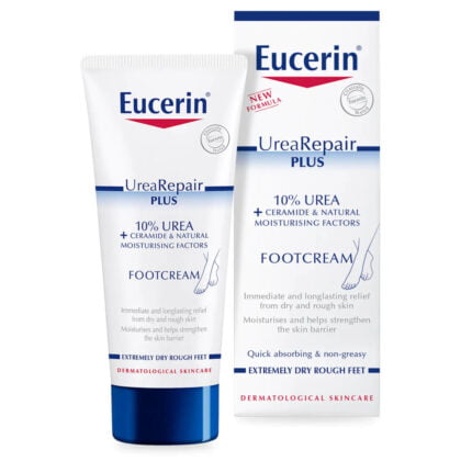 EUCERIN-UREA-10%-FOOT-CREAM-100-ML for dry and rough skin, immediate + 48 h dry skin relief, skincare