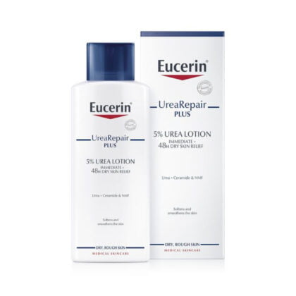 EUCERIN-UREA-REPAIR-PLUS-5%-LOTION-250-ML for dry and rough skin, immediate + 48 h dry skin relief, skincare