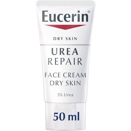 EUCERIN-UREA-SMOOTH-FACE-CREAM-5%-50-ML, skincare, beauty, face cream dry skin