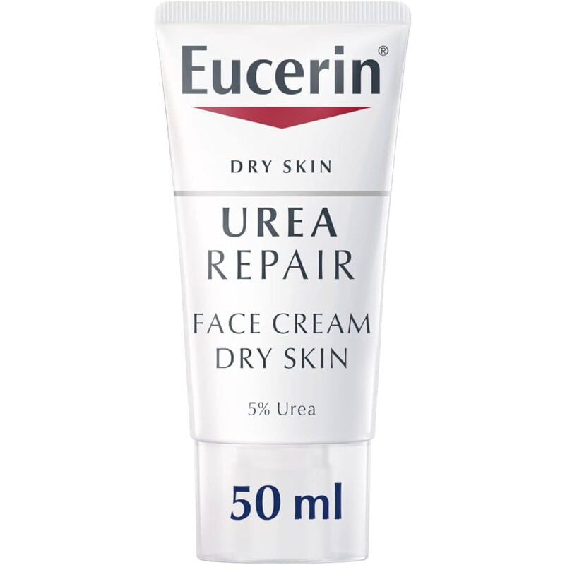 EUCERIN-UREA-SMOOTH-FACE-CREAM-5%-50-ML, skincare, beauty, face cream dry skin