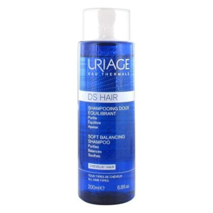 URIAGE-DS-HAIR-SOFT-BALANCING-SHAMPOO-200-ML. Shampoo, hair care.