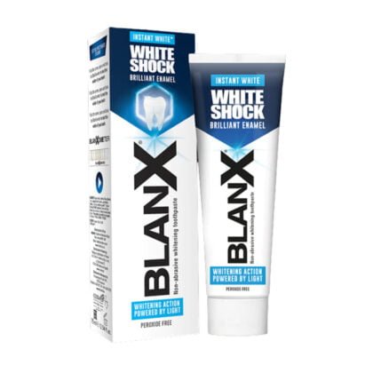 Blanx-Toothpaste-White-Shock. dental care, instant teeth whitening