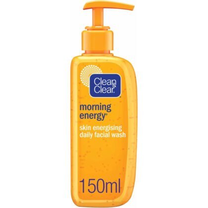 CLEAN -CLEAR-DAILY-FACE-WASH-MORNING-ENERGY-SHINE-CONTROL-150 ML. skincare, beauty, skin energizing daily facial wash
