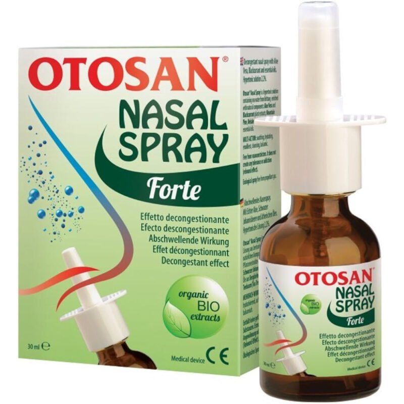 OTOSAN-NASAL-SPRAY-FORTE, organic bio extracts, allergic rhinitis, sinus infection