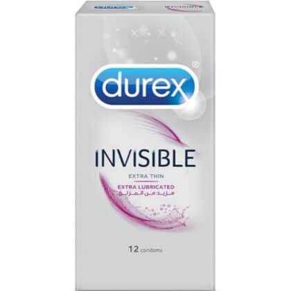 DUREX-INVISIBLE contraceptive, condoms, sexual health