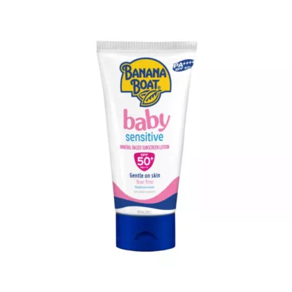 BANANA-BOAT-BABY-SENSITIVE-SUN-SCREEN-SPF-50-sun care, skincare, gentle on skin, tear free