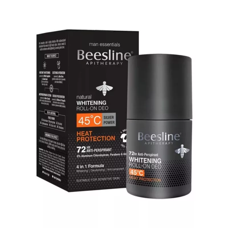 BEESLINE-MEN-WHITENING-ROLL-ON-DEO-HEAT-Deodorant, 48 hrs, anti-perspirant