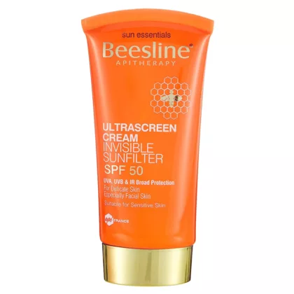 BEESLINE-ULTRA-SCREEN-CREAM-INVISIBLE-SUN-SPF 50. skincare, for delicate skin