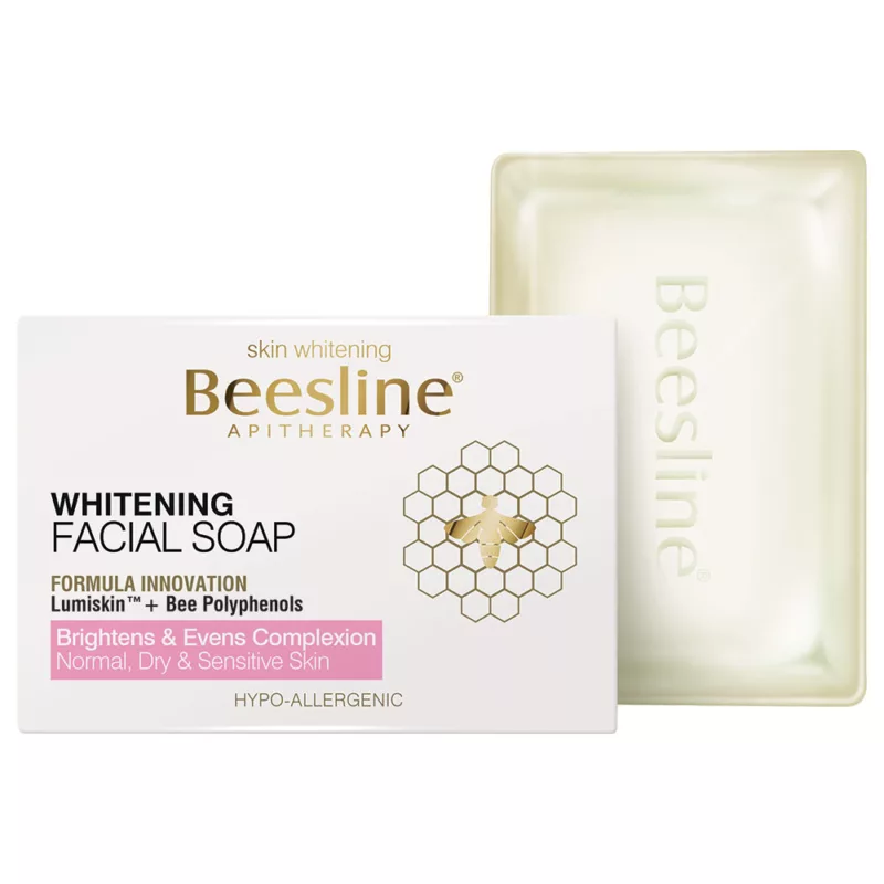 BEESLINE-WHITENING-FACIAL-SOAP-skincare, beauty, brightens and evens complexion