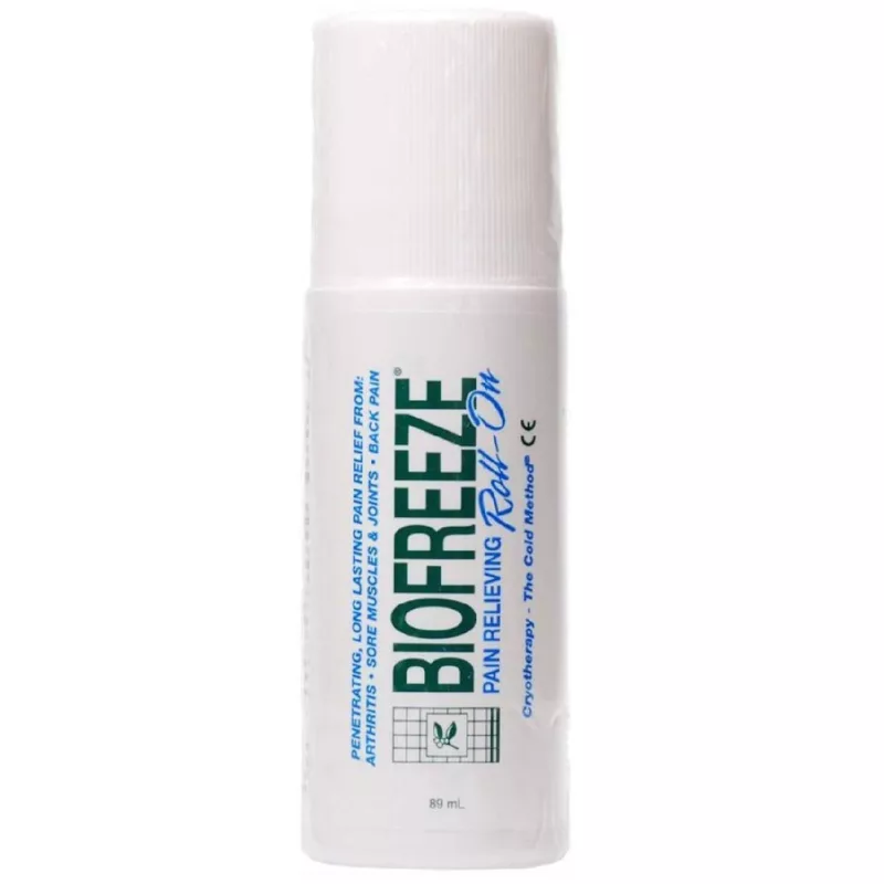 BIOFREEZE-roll-on-relieves pain of muscles and joints temporarily
