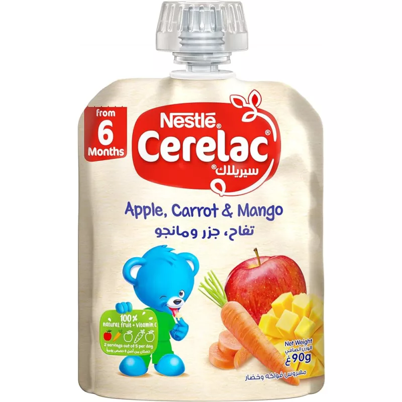 CERELAC-APPLE-CARROT-MANGO-baby's food, natural