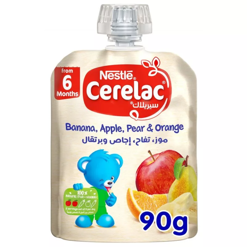CERELAC-BANANA-APPLE-ORANGE, natural fruit, baby's food