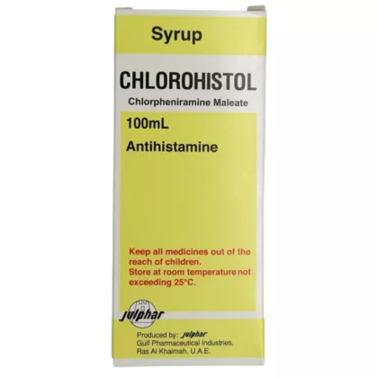 CHLOROHISTOL-antihistamine, anti allergic, treats sneezing and watery and itchy eyes