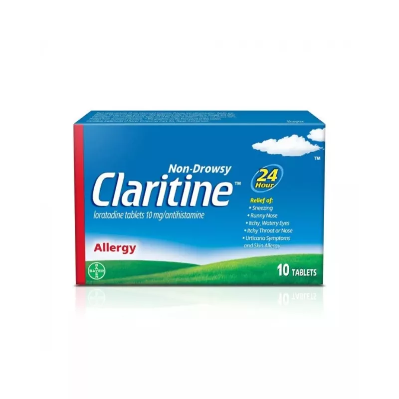 CLARITINE-anti histamine, non-drowsy anti allergic, relief watery and itchy eyes and sneezing