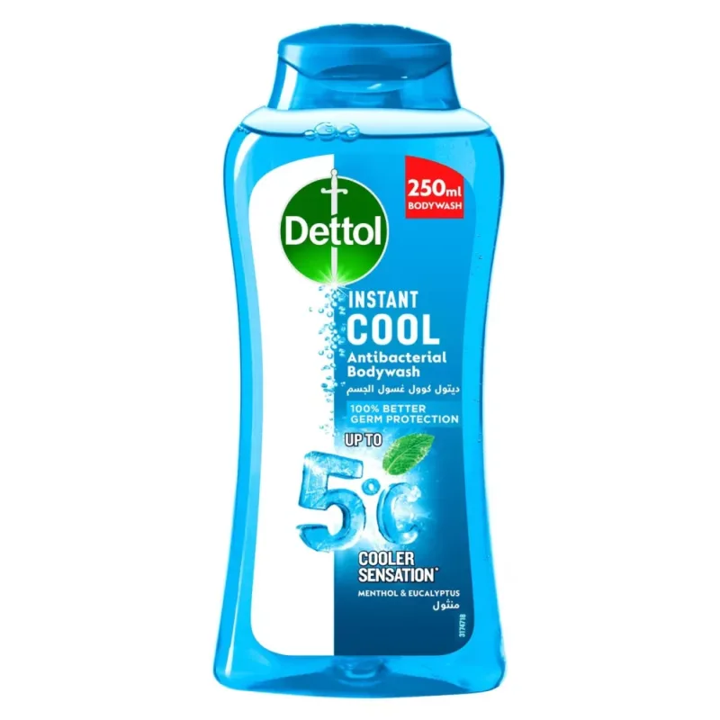 DETTOL-INSTANT-COOL-antibacterial BODY-WASH- germ protection, cooler sensation