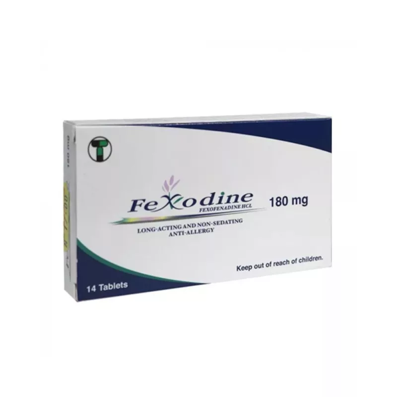 FEXODINE, fexofenadine hydrochloride, anti histamine, allergic rhinitis, sneezing, watery and itchy eyes
