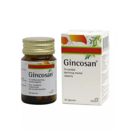 GINCOSAN, to combat declining mental capacity