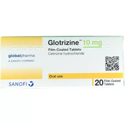 GLOTRIZINE-anti histamine, cetirizine hydrochloride, sneezing, watery and itchy eyes