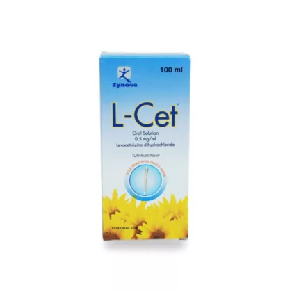 L-CET, antihistamine, anti allergic, treats runny nose