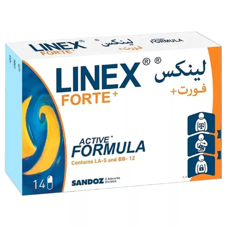 LINEX-FORTE+, active formula, contains LA-5 and BB-12