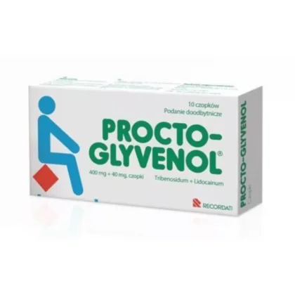 PROCTO-GLYVENOL-10-S-RECTAL-SUPPOSITORIES. for hemorrhoid