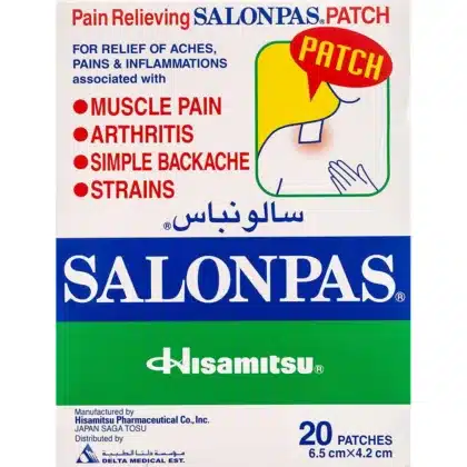 SALONPAS-PATCH for muscle pain, arthritis, simple backache, strains, pain relieving patches