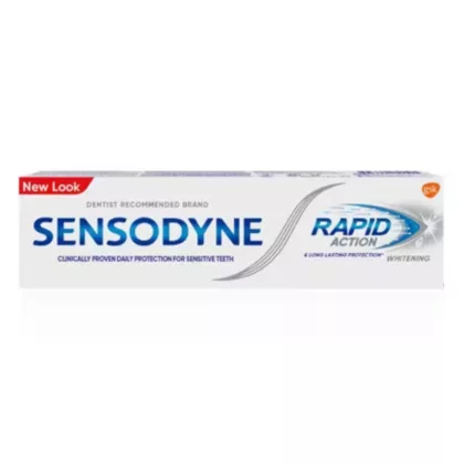 SENSODYNE-RAPID-ACTION-WHITENING-Tooth paste, dental care, mouth health