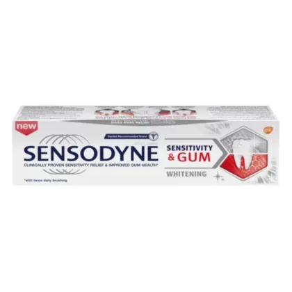 SENSODYNE-Tooth-Paste-75-ML-SENSITIVITY-GUM-WHITENING. dental care, mouth health