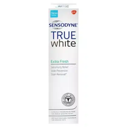 SENSODYNE-TRUE-WHITE-EXTRA-FRESH-75-ML. dental care, mouth health