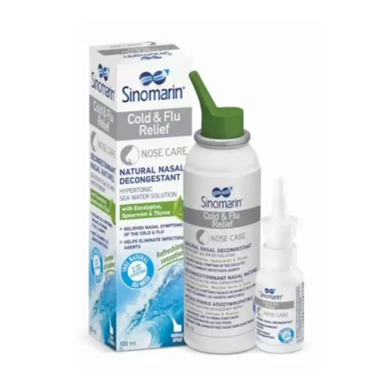 SINOMARIN-COLD-FLU-RELIEF-SPRAY- nose care, for decongestant