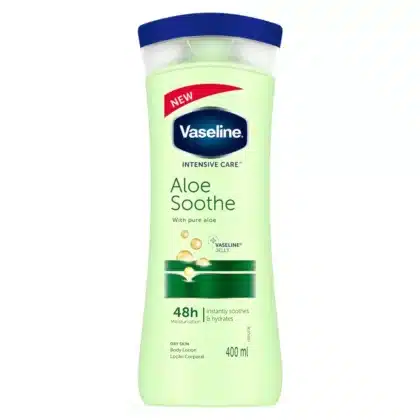 VASELINE-ALOE-SOOTHE-BODY-LOTION-intensive care, aloe soothe with pure aloe
