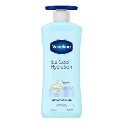 VASELINE-ICE-COOL-HYDRATION-BODY-LOTION- instant cooling vaseline jelly, skin care, skincare