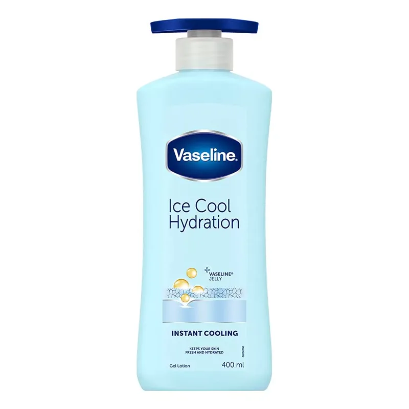 VASELINE-ICE-COOL-HYDRATION-BODY-LOTION- instant cooling vaseline jelly, skin care, skincare