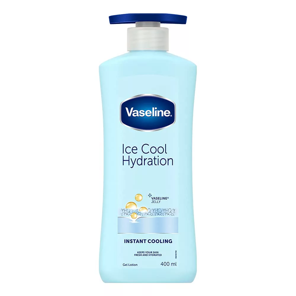 VASELINE-ICE-COOL-HYDRATION-BODY-LOTION- instant cooling vaseline jelly, skin care, skincare