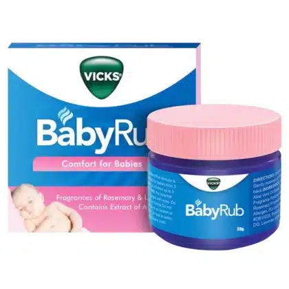 VICKS-BABY-RUB-comfort for baby, respiratory health