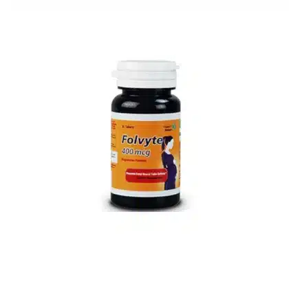 VITANES-FOLVYTE-400-MCG-30-S-BOTTLE. vitamins