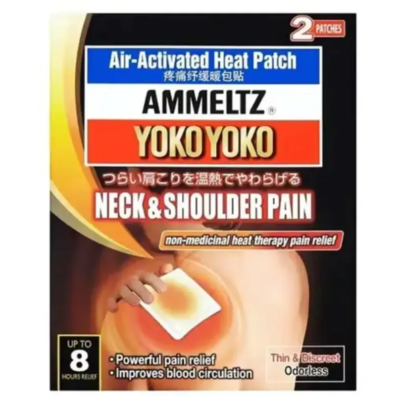 YOKO-YOKO-HEAT-PATCH -NECK-SHOULDER-PAIN, powerful pain relief