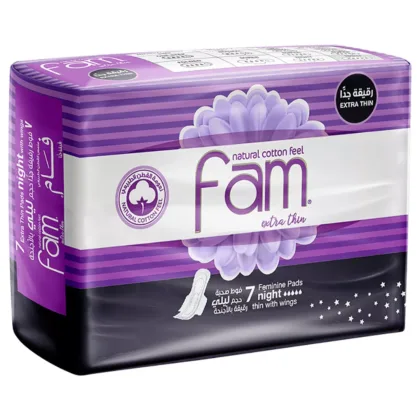 FAM-FEMININE-PADS-NIGHT-THIN-WOMEN HEALTH