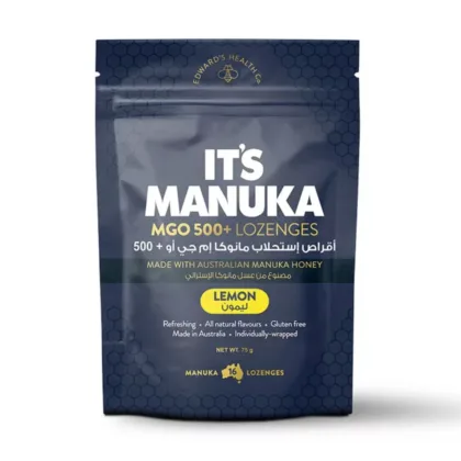 ITS-MANUKA-MGO-500-LOZENGES-LEMON-16. FOR SORE THROAT