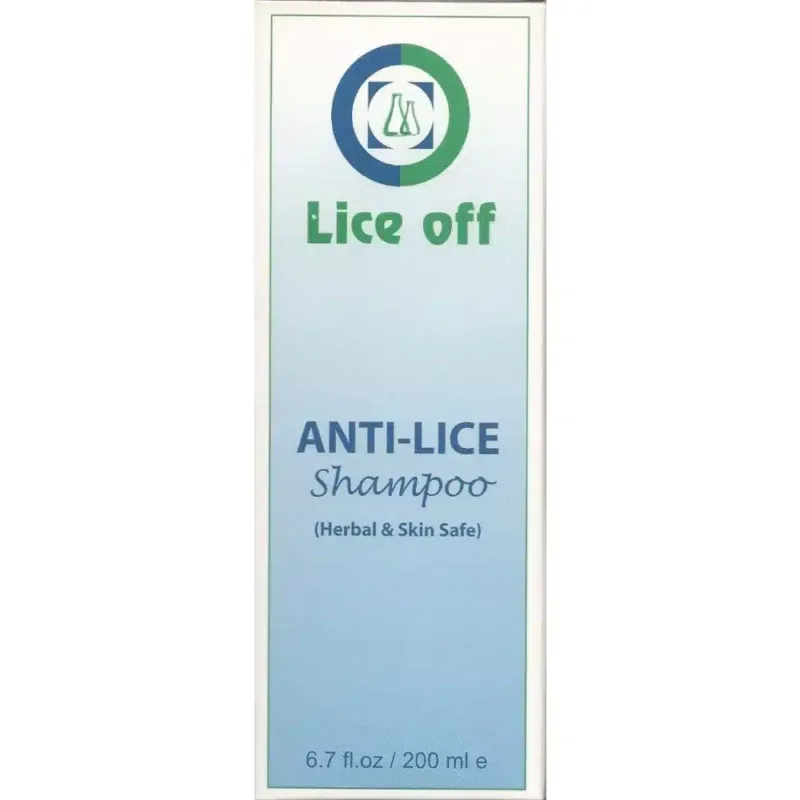 LICE-OFF-SHAMPOO, HAIR CARE, HERBAL AND SKIN SAFE