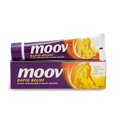 MOOV-RAPID-RELIEF-OINTMENT-100-G. FOR FASR RELIEF FROM PAIN IN MUSCLE AND JOINTS