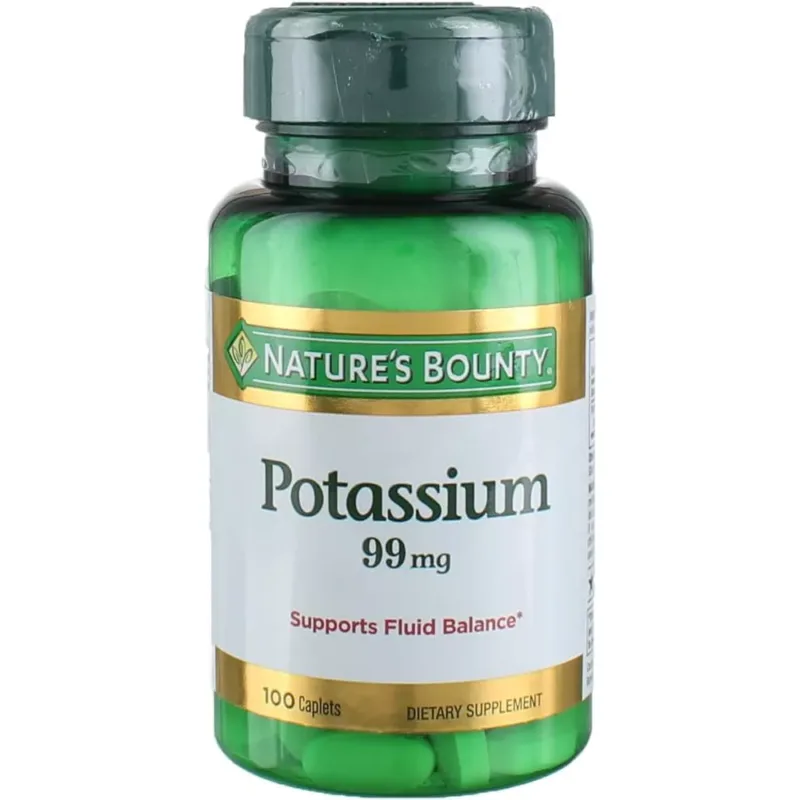 NATURE'S-BOUNTY-POTAS-GLUCONATE-99-MG-supports fluid balance, dietary supplement