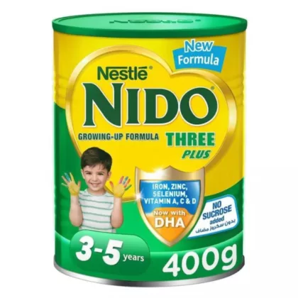 NESTLE-NIDO-3+GUM-400-G. growing up formula
