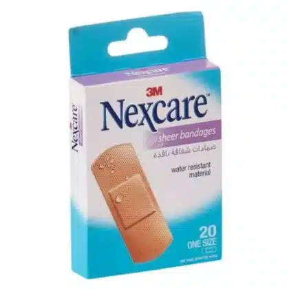 NEX-CARE-MGL-027-NEX-CARE-SHEER-BANDAGE-WATER RESISTANT MATERIAL, FIRST AID