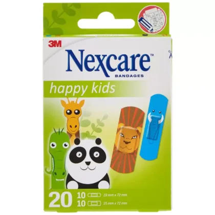 NEX-CARE-MGL-081-HAPPY-KID-PLASTER-COOL-FIRST AID, KIDS BANDAGE